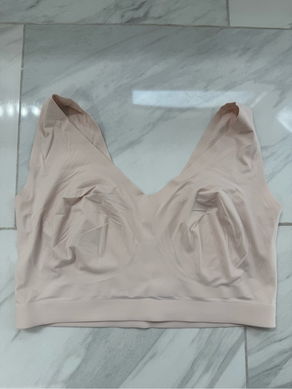 Soma Enbliss Wireless Bralette XL - Light Blush- New Without Tags No Pads